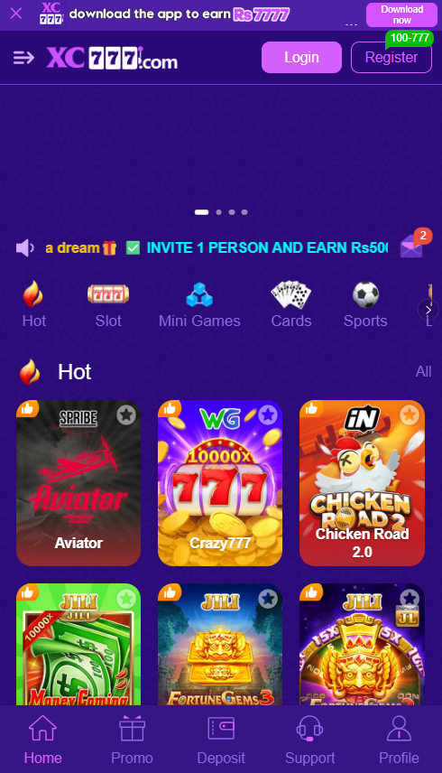 XC777 Game New Best Earning App for Android