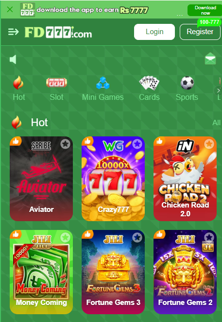 FD777 Game New Best Earning App for Android