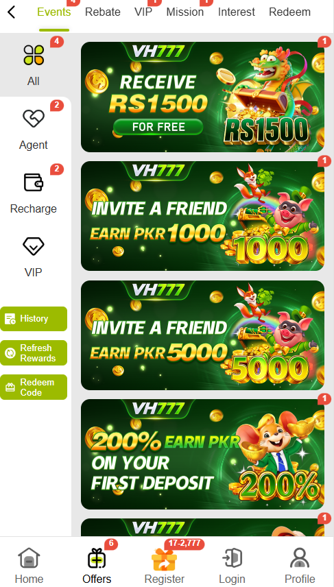 VH777 Game New Best Earning App for Android